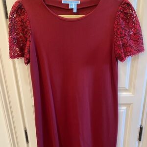 Draper James Rich Burgundy Dress